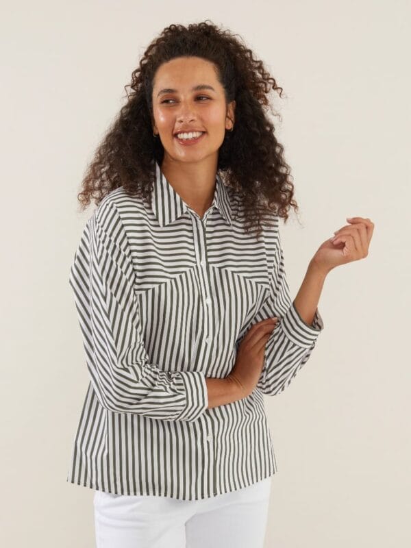 Yarra Trail Angel Stripe Shirt YT23S4903