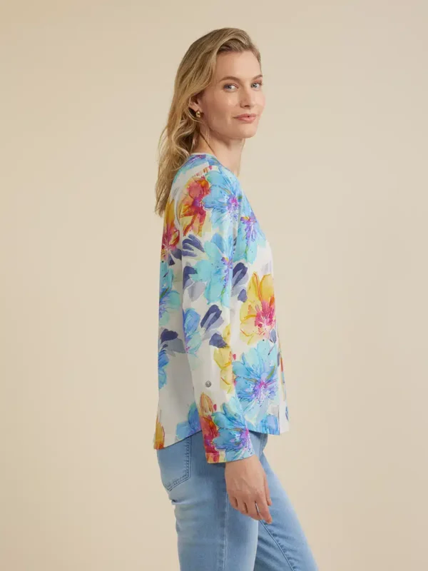 Yarra Trail Brushed Floral Print Tee YT24W7458 - Image 3