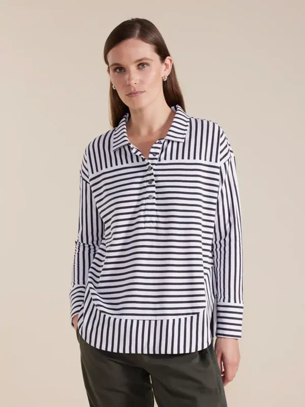 Yarra Trail YTMW47440 Black & white knit