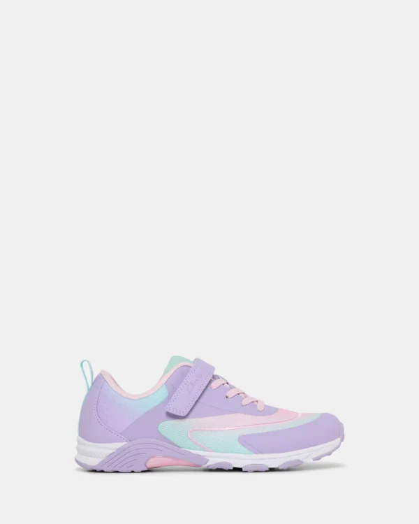 CLARKS NORTH LILAC RAINBOW GIRLS SNEAKER - Image 6