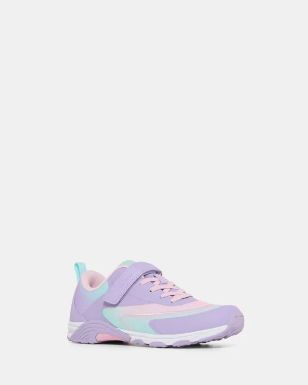 CLARKS NORTH LILAC RAINBOW GIRLS SNEAKER