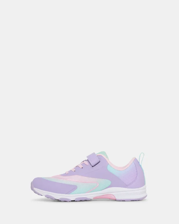 CLARKS NORTH LILAC RAINBOW GIRLS SNEAKER - Image 5