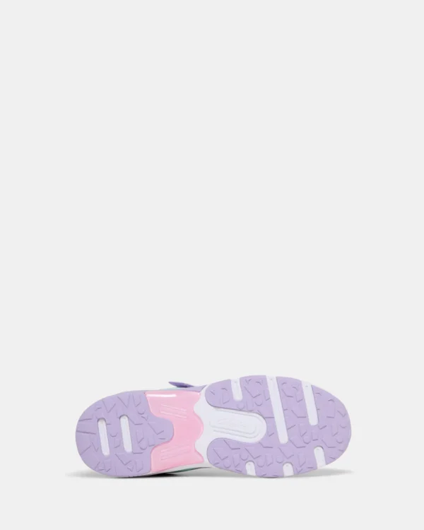 CLARKS NORTH LILAC RAINBOW GIRLS SNEAKER - Image 3