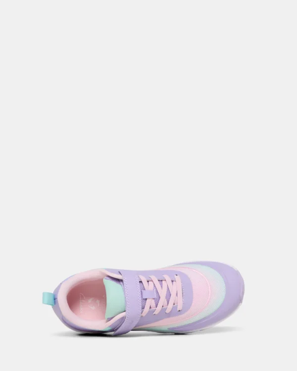 CLARKS NORTH LILAC RAINBOW GIRLS SNEAKER - Image 4