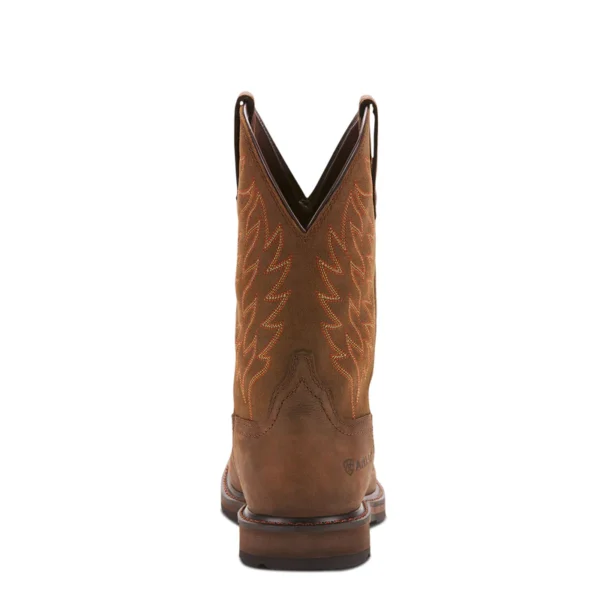 Ariat Men's Groundbreaker Wide Square Toe Waterproof Boot - Image 4