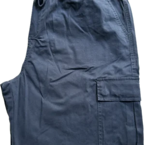 Pilgrim Mens Elastic Waist Cargo Short - Navy