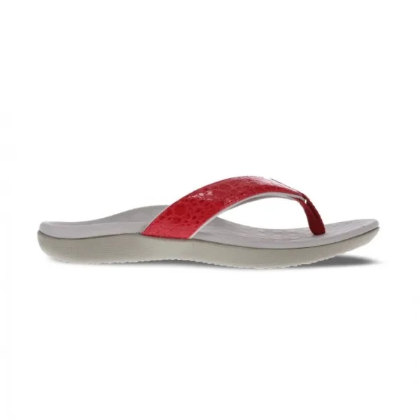Scholl Womens Sonoma Reptile Toe Post Sandal