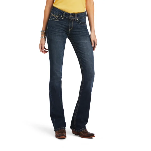 Ariat Womens REAL Missouri Boot Cut Perfect Rise Jeans