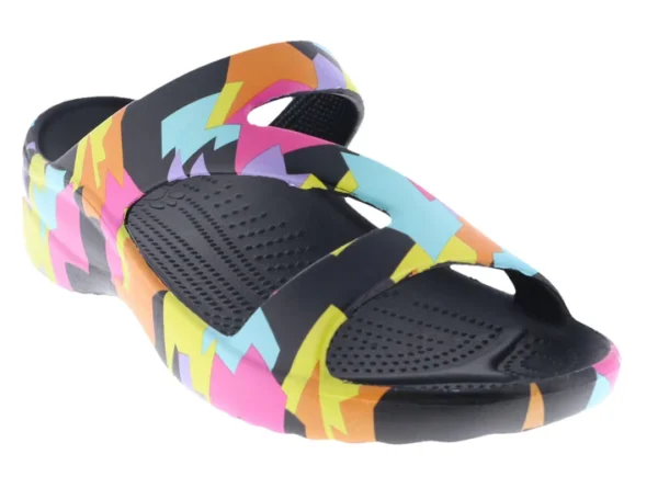 Dawgs Multi Black Womens Z Sandal
