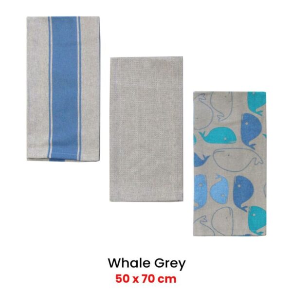 Home Oasis 3 Extra large Tea Towel 50cm x 70cm 80% recycled cotton 20% polyester - Image 5