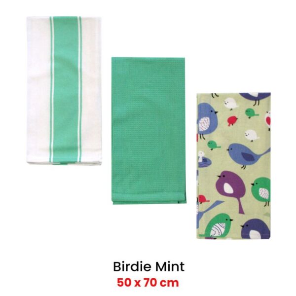 Home Oasis 3 Extra large Tea Towel 50cm x 70cm 80% recycled cotton 20% polyester - Image 3