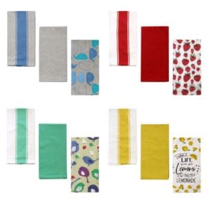 Home Oasis 3 Extra large Tea Towel 50cm x 70cm 80% recycled cotton 20% polyester