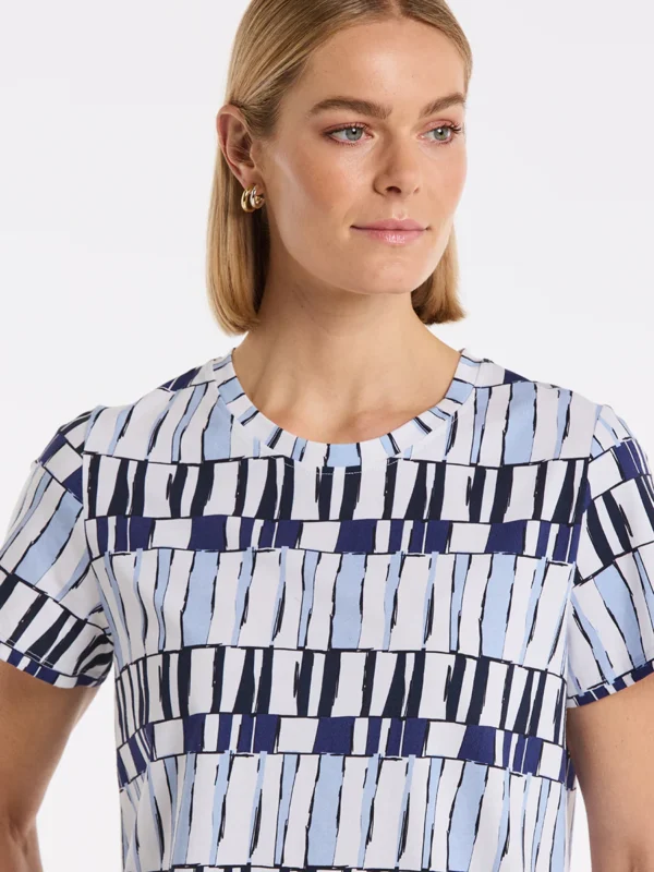 Marco Polo Abstract Stamp YTMS57476 Womens Shirt