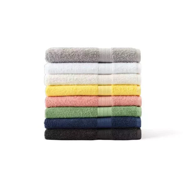 Linen and Co Cotton Bath Towel Silver Jesse