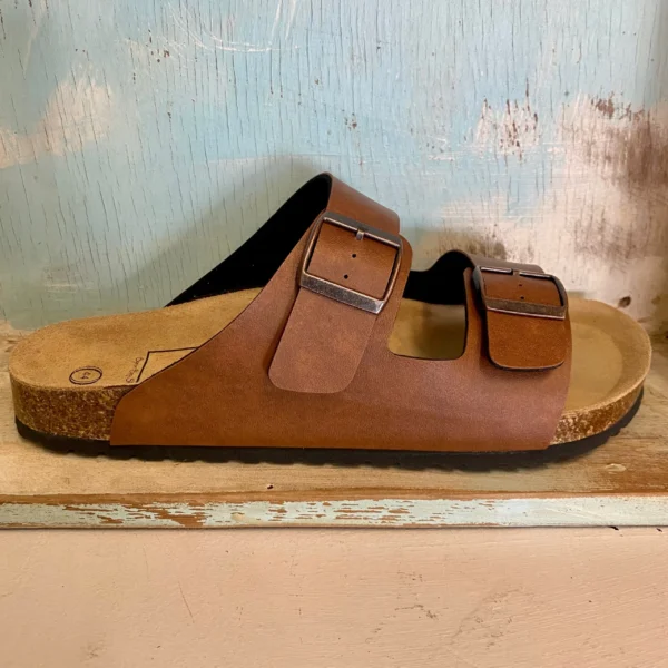 Byron Bay Shoe Co Will Tan Slide Mens