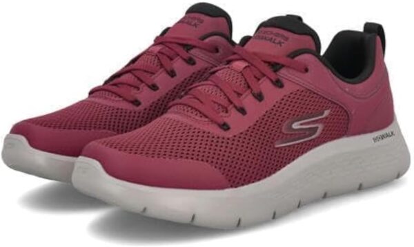 Skechers Go Walk Flex Independent Burgundy Men's Sneakers