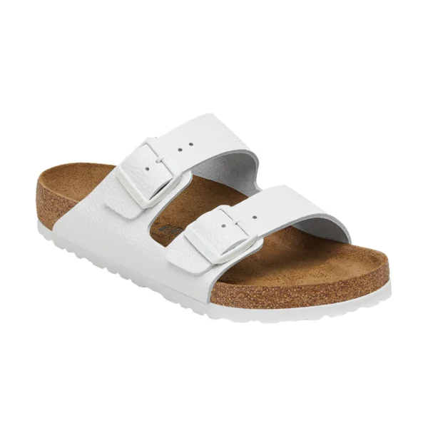 Birkenstock Arizona White Smooth Grained Leather