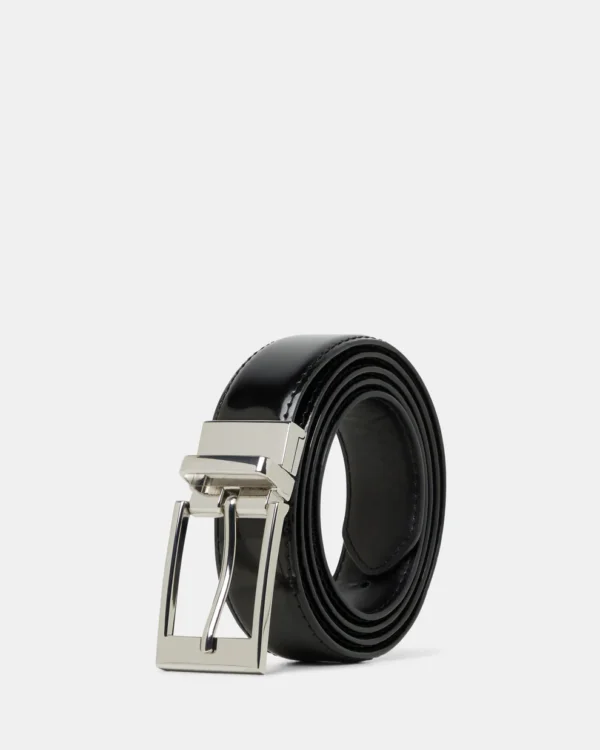 Julius Marlow Black Patent Belts