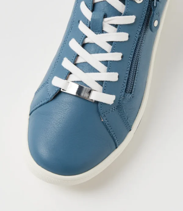 Diana Ferrari Evone Denim Leather Sneakers - Image 3