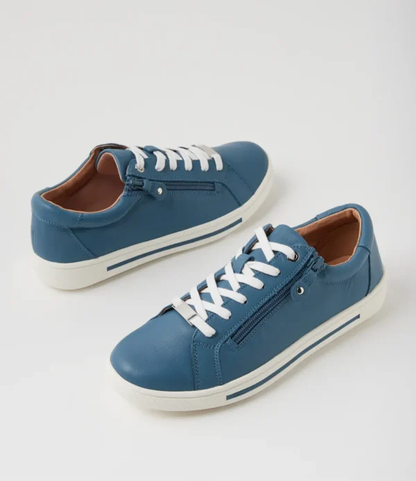 Diana Ferrari Evone Denim Leather Sneakers - Image 2