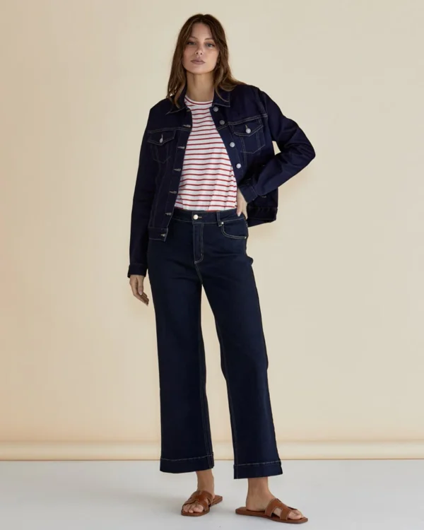 Betty Basics Willow Wide Leg Jeans - Ink - Image 4
