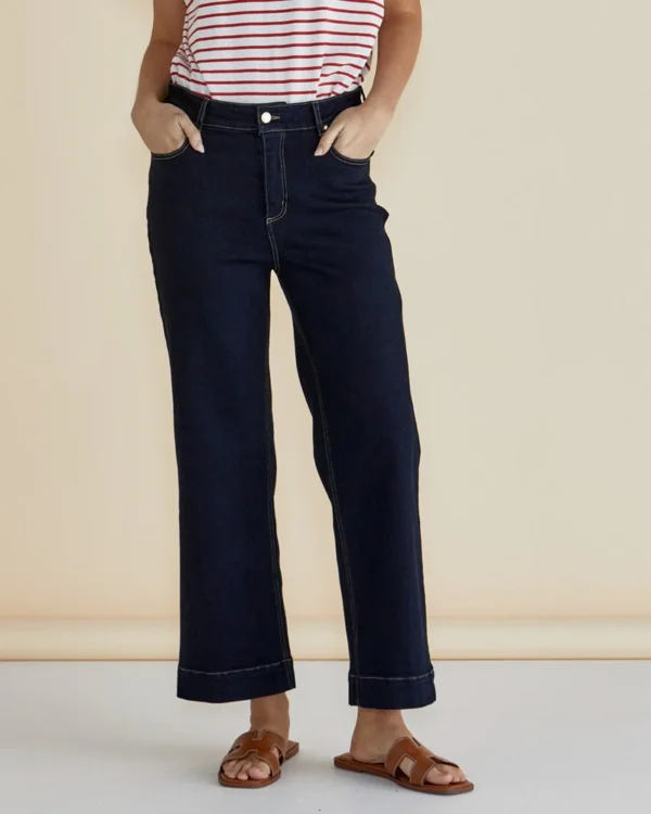 Betty Basics Willow Wide Leg Jeans - Ink