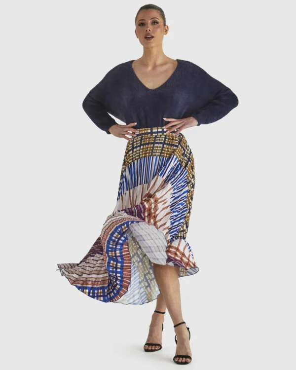 FATE+BECKER Rays Skirt - Check - Image 4