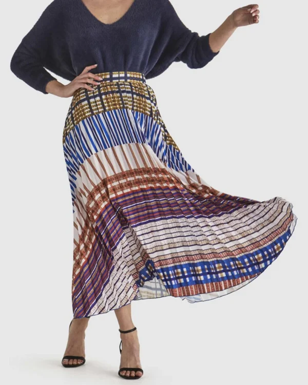 FATE+BECKER Rays Skirt - Check