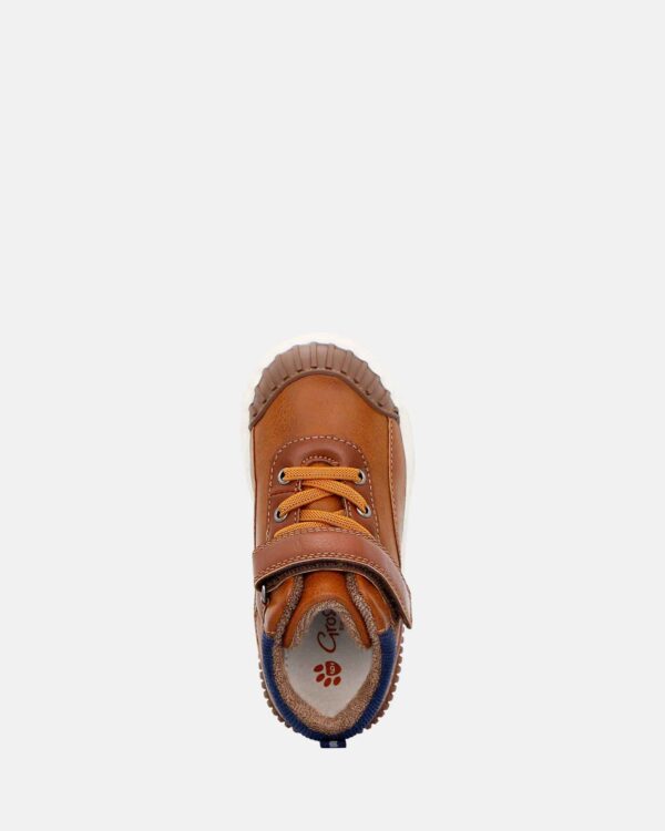 Grosby Tan/Navy Conor Boys Shoe - Image 3