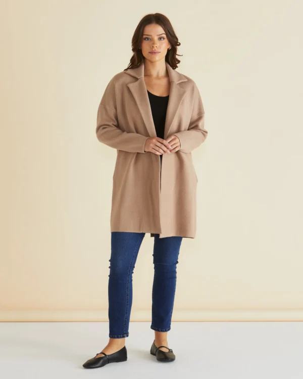 Betty Basics Bristol Coatigan - Sand