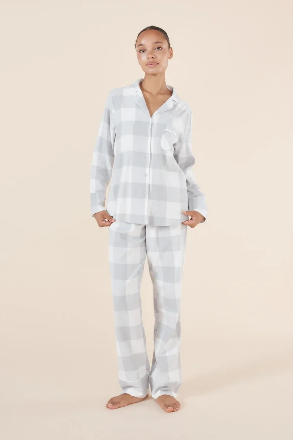 Gingerlilly Emery Check Cotton PJ Women's
