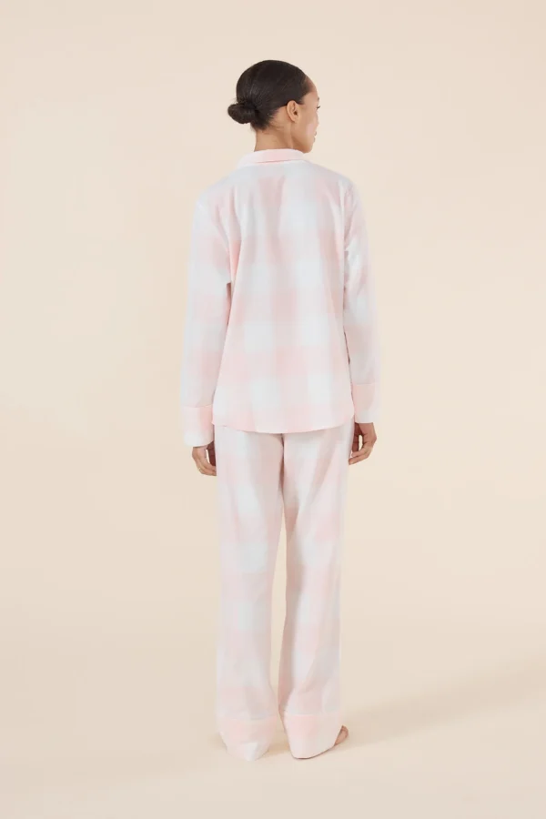 Gingerlilly Emery Cotton Check PJ Pink