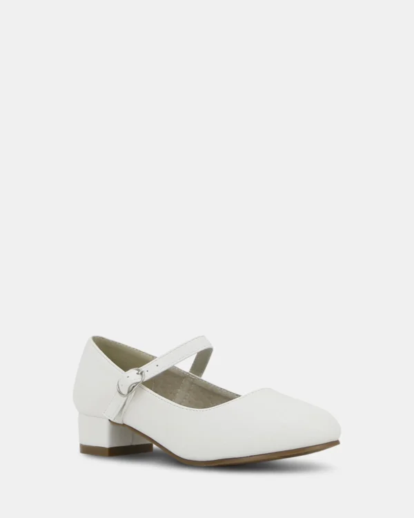 Grosby Ramona White Shimmer Girls Formal (Wedding)