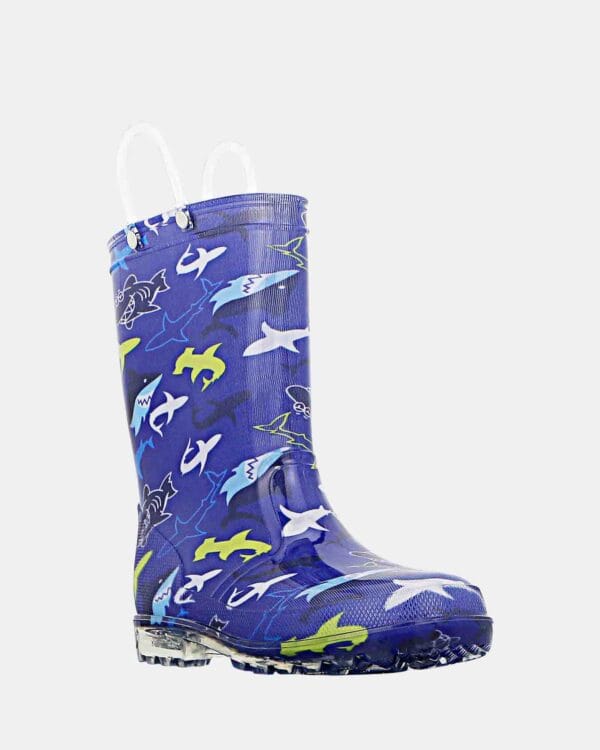 Jellies Shark Lights Boys Gumboots