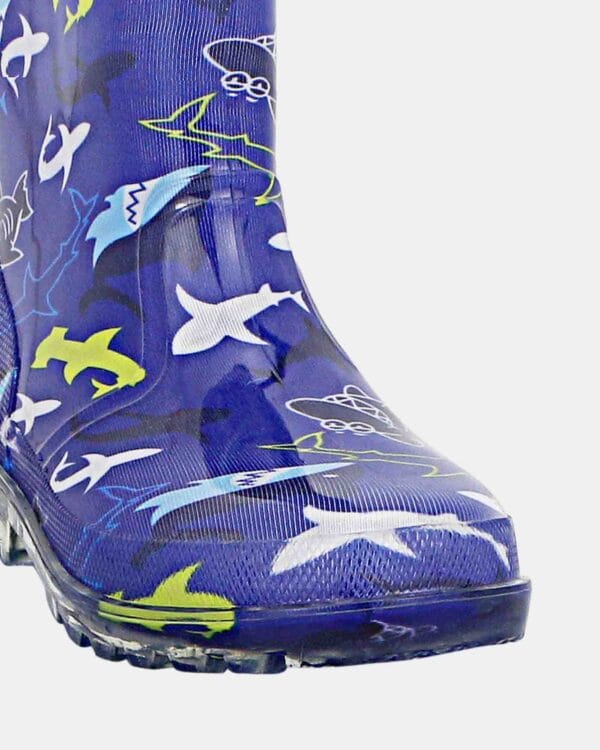 Jellies Shark Lights Boys Gumboots - Image 2