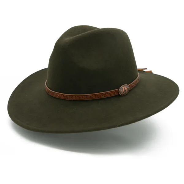 Kakadu Barossa Olive Australian Woolfelt Hat