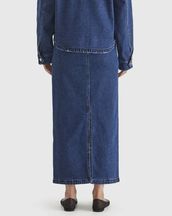 Sass Marza Denim Skirt - 78 Wash - Image 2