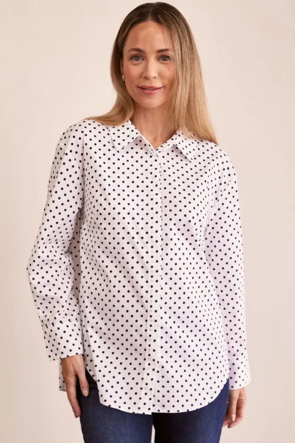 See Saw Spot Collorad Shirt SS285 Green/White
