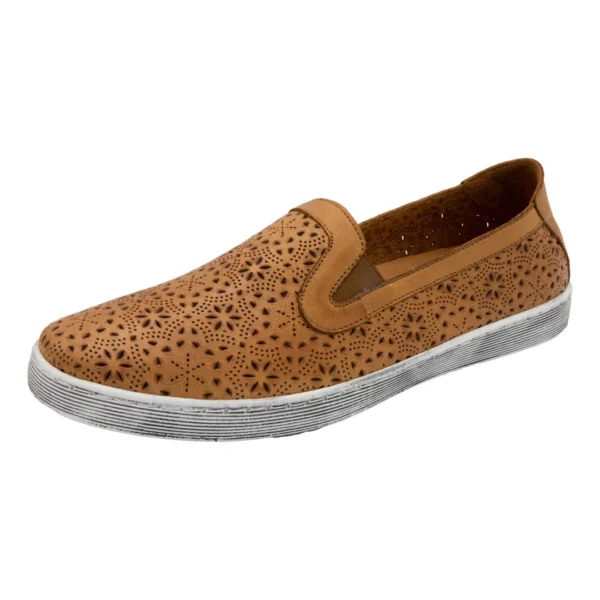 Cabello Comfort EG19 Tan Womens Slip On