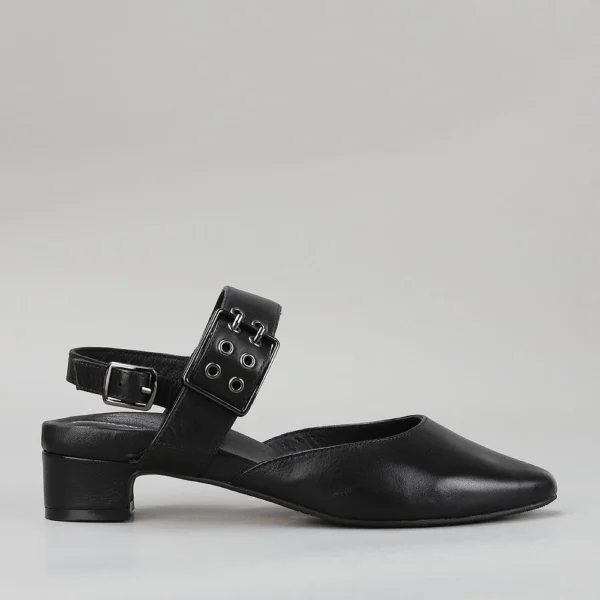Le Sansa Naked Arches Black Pop Womens Shoe