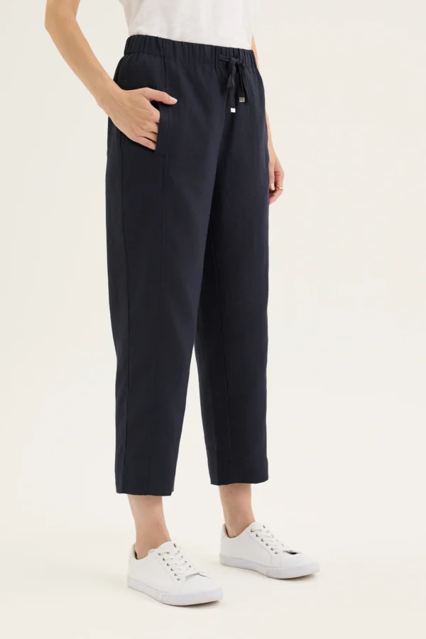Yarra Trail Navy Womens Tirari Slim Pant YTWN8995