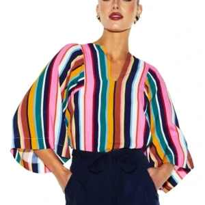 Fate & Becker Dream Factory Top Stripe Womens