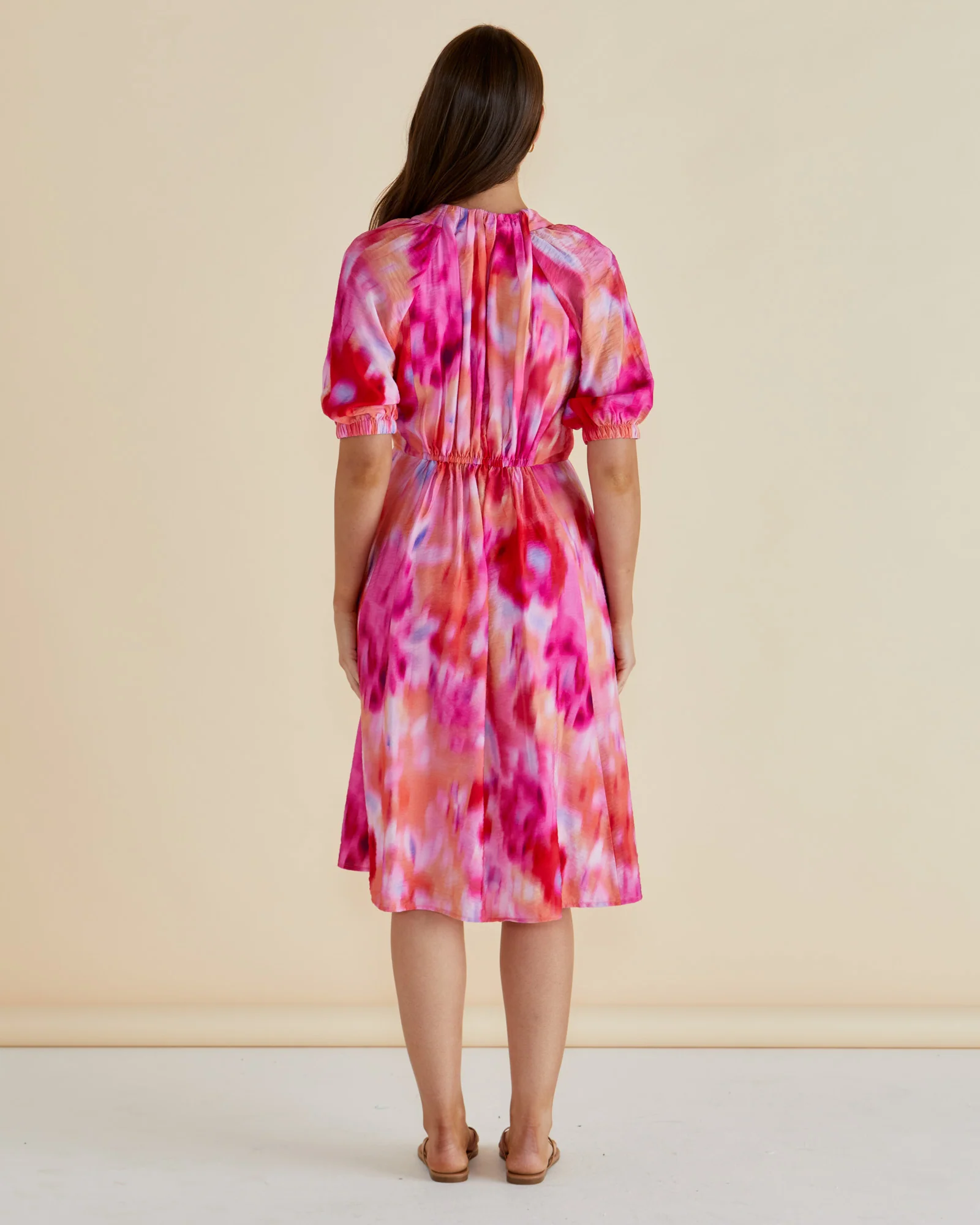 Betty Basics Emery Dress - Floral Abstract Print - Image 3