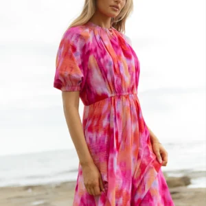 Betty Basics Emery Dress - Floral Abstract Print