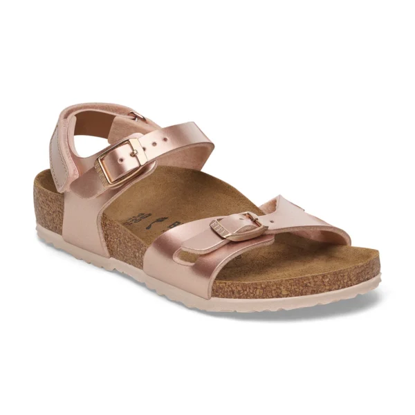 Birkenstock Rio AS Kids Electric Metallic Copper Sandals
