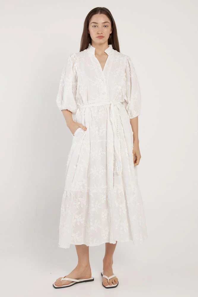 Fate+Becker Gardenia Dress - White