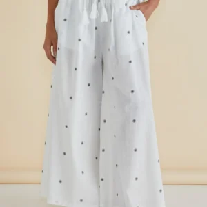 Betty Basics Talum Wide Leg Pant Black Floral Print