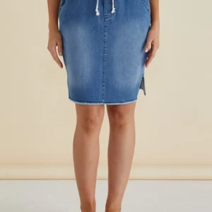 Betty Basic Womens Augie Denim Skirt