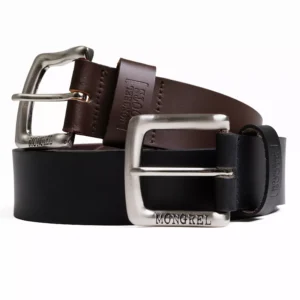 Mongrel Boots Leather Belt Brown