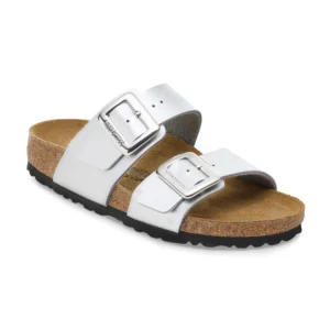 Birkenstock Sydney Cushion Buckle Silver Metallic